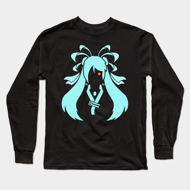 Blue Hair - Reborn Long Sleeve T-Shirt by Aezogeus